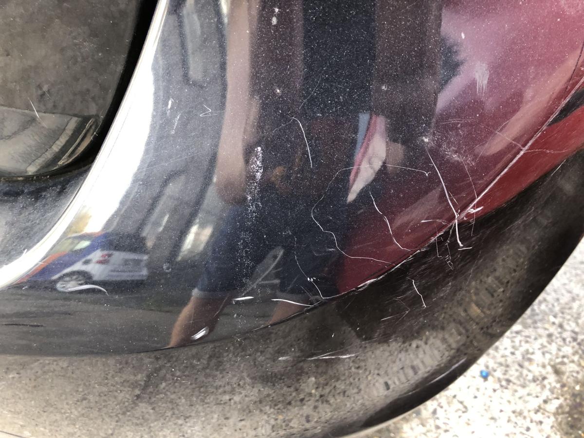 Opel Meriva B Stoßfänger hinten Heckschürze ohne PDC 2HU Saphirschwarz Bilder