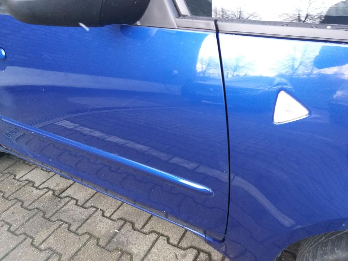 Mitsubishi Colt Z30 original Tür vorn rechts Blaumetallic 08H 5-Türer Rohbau Bj.2006