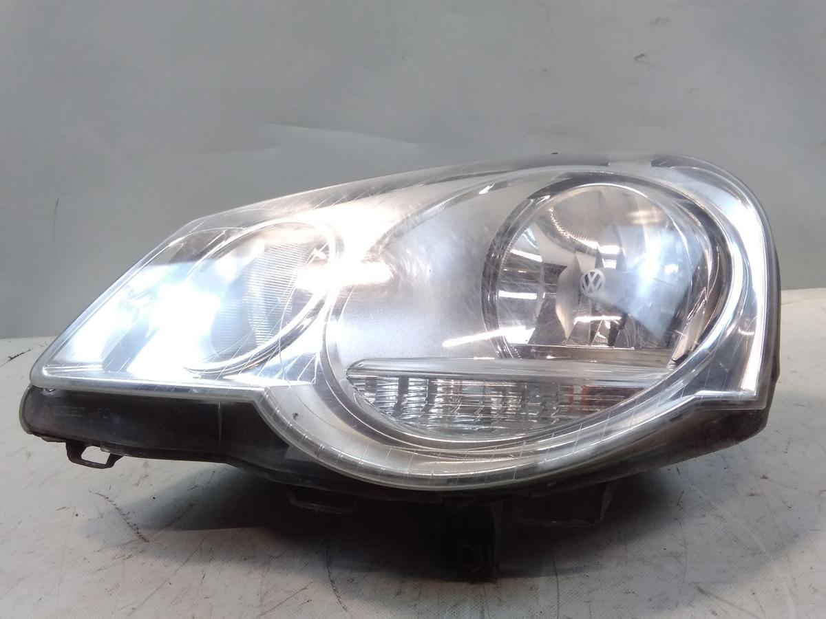 VW Polo 9N3 orig Scheinwerfer vorn links Halogen mit LWR Valeo 6Q1941007AQ BJ07