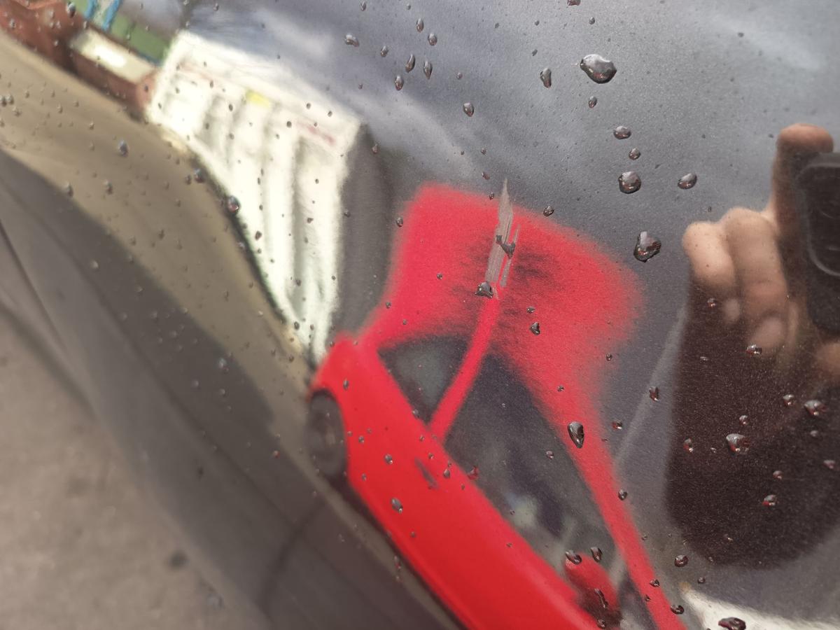 Renault Scenic 3 original Kotfl&uuml;gel rechts Seitenteil 676 Perlschwarz Bj 2009