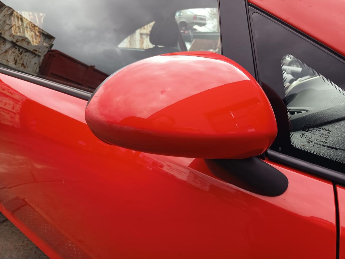 Opel Corsa D original Au&szlig;enspiegel rechts elektrisch Z547 Magmarot Bj 2009