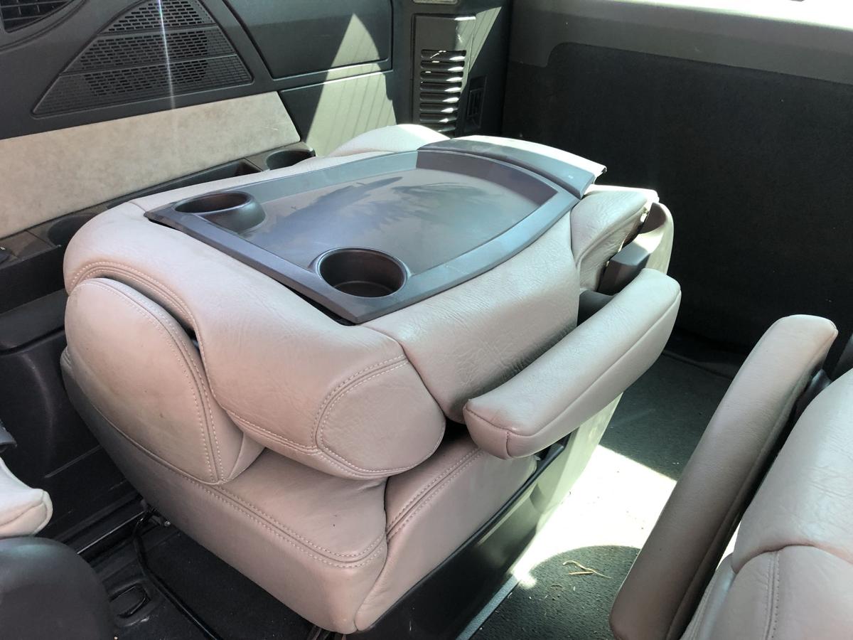 Peugeot 807 original Sitz hinten rechts Reihe 3 Fond Leder beige Bj 2004