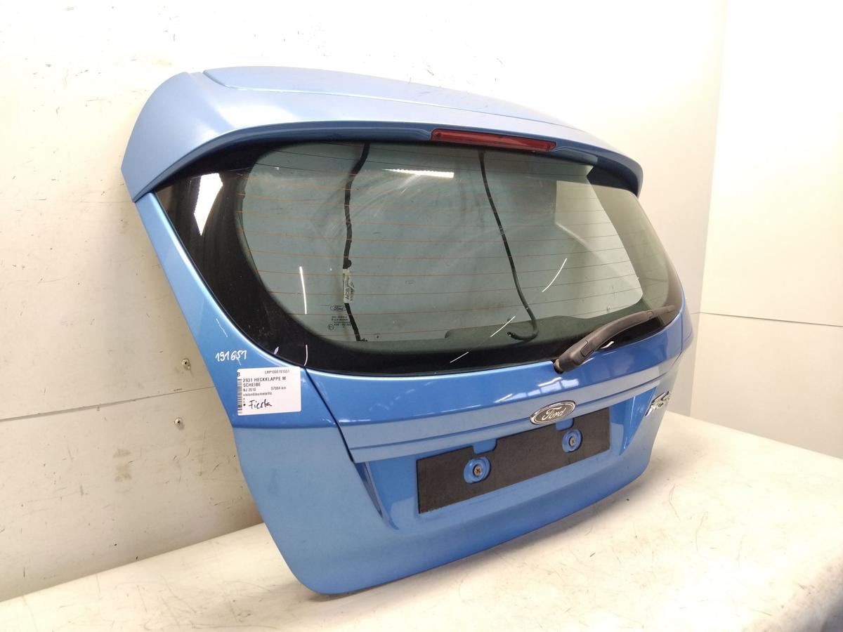 Ford Fiesta JA8 Heckklappe visionblaumetallic mit Heckscheibe Bj.2010
