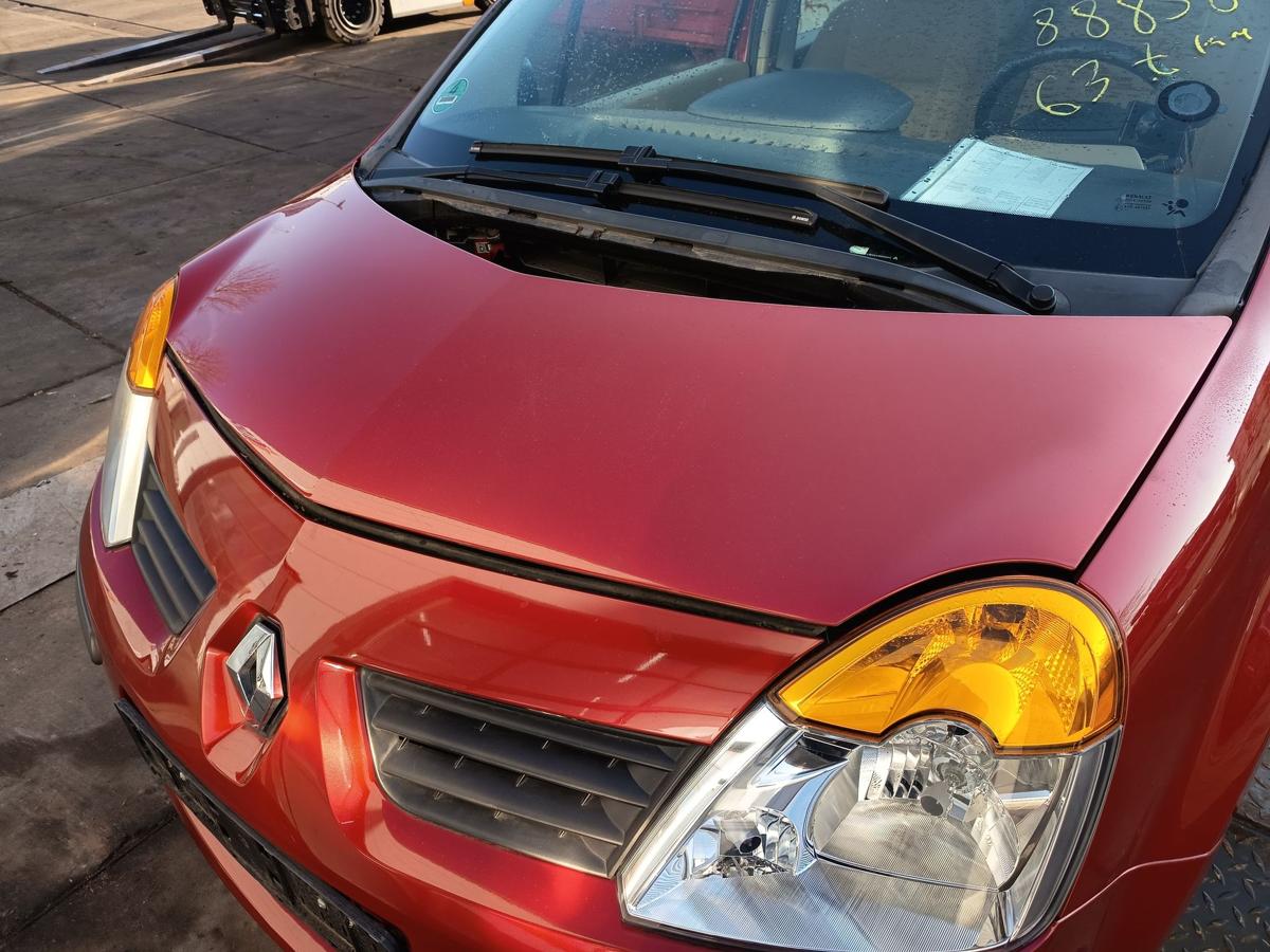 Renault Modus original Motorhaube Deckel vorne TEEB76 Rot Baujahr 2005