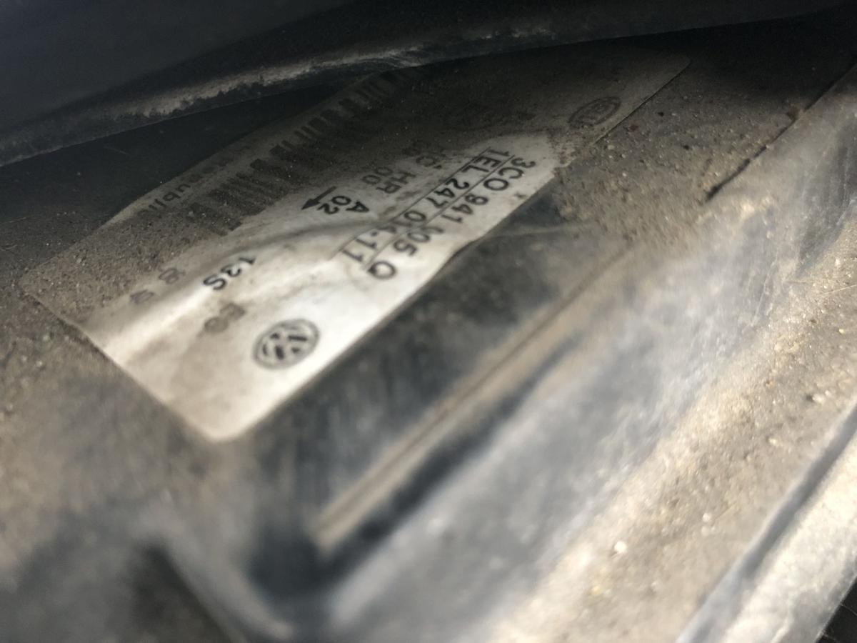 VW Passat 3C Variant Scheinwerfer vorn links Lampe Frontscheinwerfer Halogen