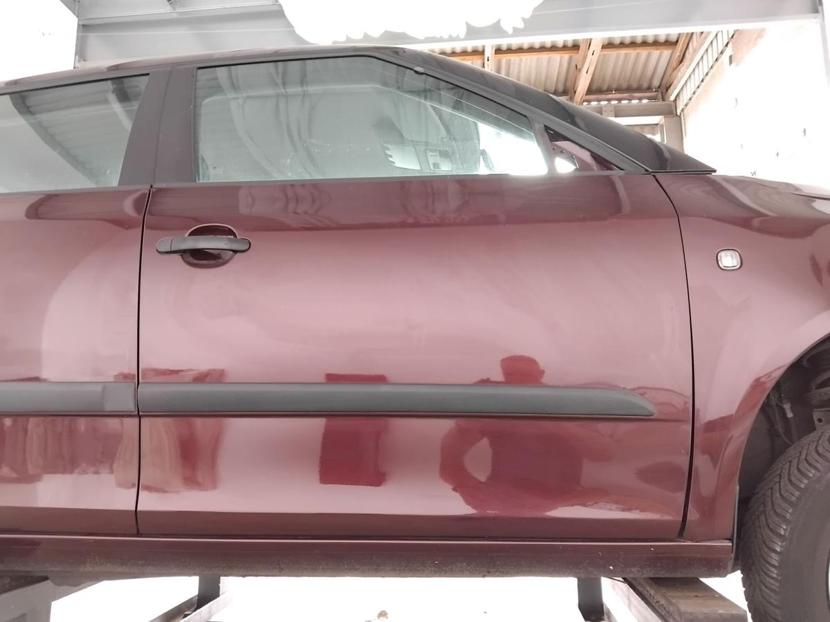 Skoda Fabia 2 5J T&uuml;r vorn rechts Beifahrert&uuml;r LF3X Rosso Brunello BJ2013