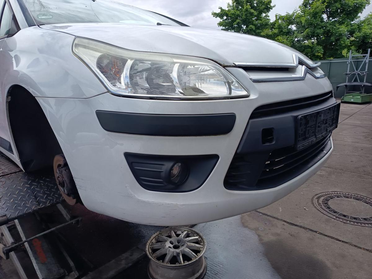Citroen C4 original Stoßstange Fänger vorn/Front EWP Schneeweiß Bj 2008