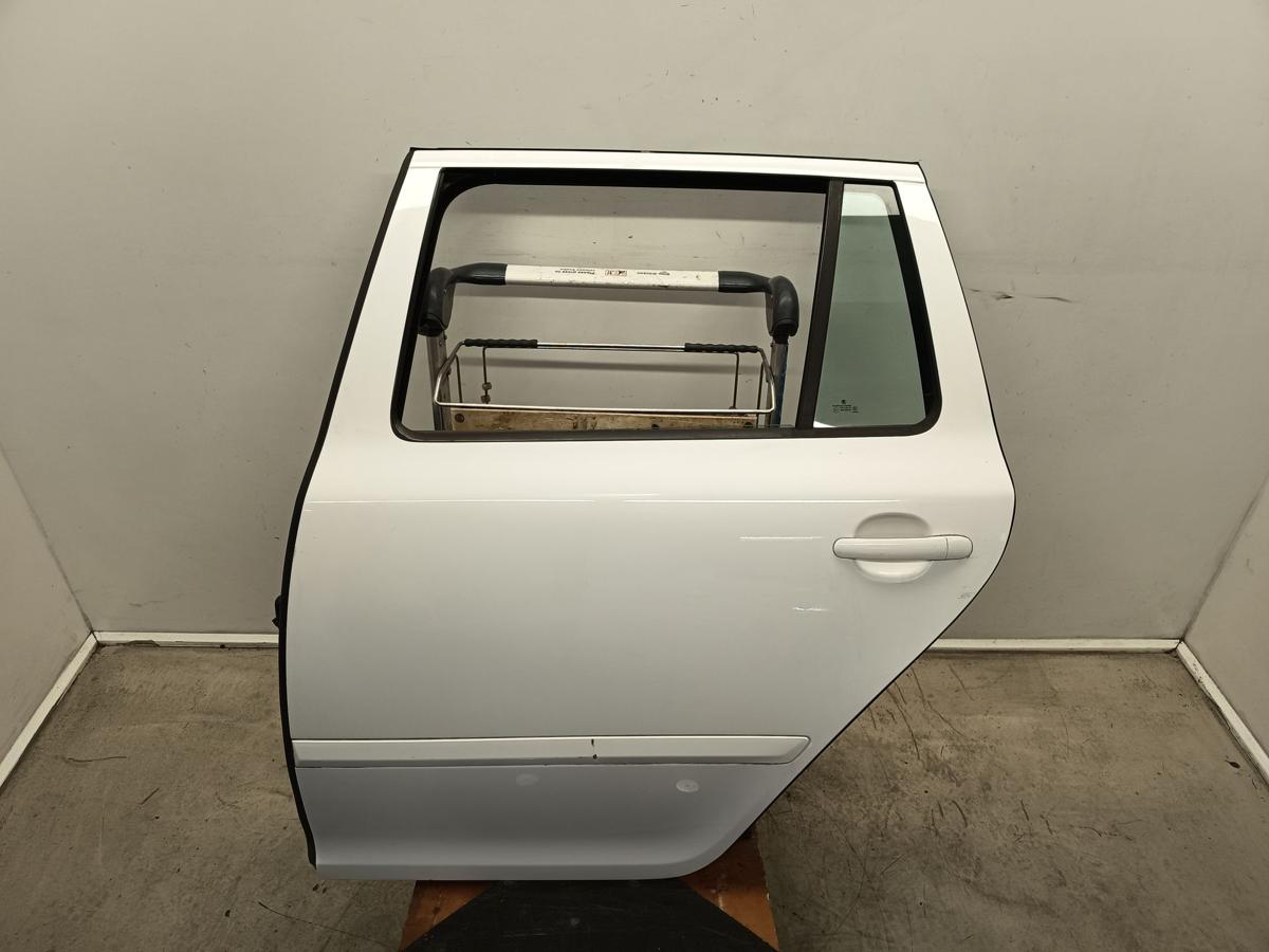 Skoda Octavia II 1Z Combi original T&uuml;r hinten links Fond F9E Candyweiss Bj 2012