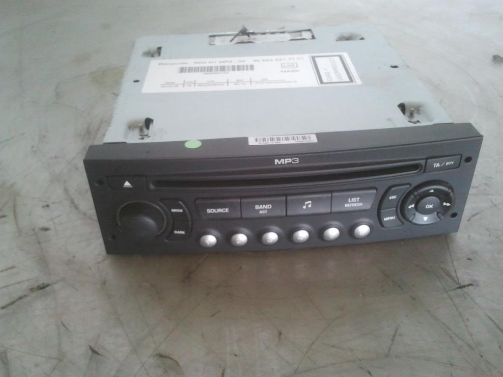 Citroen C5 R Autoradio MP3 966639377701 RD4 N1 MP303 BJ2009