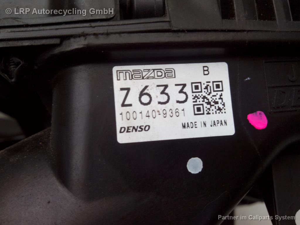 Mazda 3 BK BJ2008 Luftfilterkasten mit Motorsteuergerät und Luftmengenmesser 1.6 77kw Z6