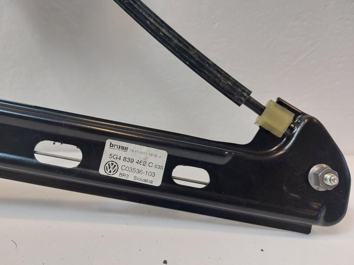 VW Golf 7 VII 5G AU Variant Fensterheber Tür hinten rechts Kombi OEM Brose
