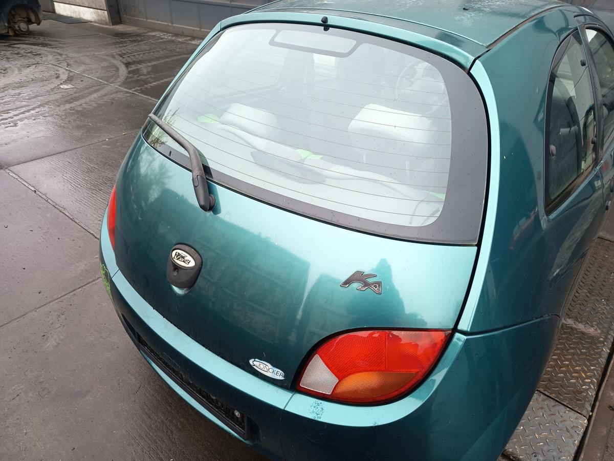 Ford KA RBT original Heckklappe mit Scheibe Karibik Gr&uuml;n Baujahr 1999