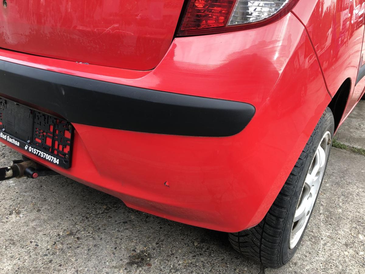Hyundai i10 PA Stoßfänger hinten Heckschürze H4 Electric Red Stoßstange Heck