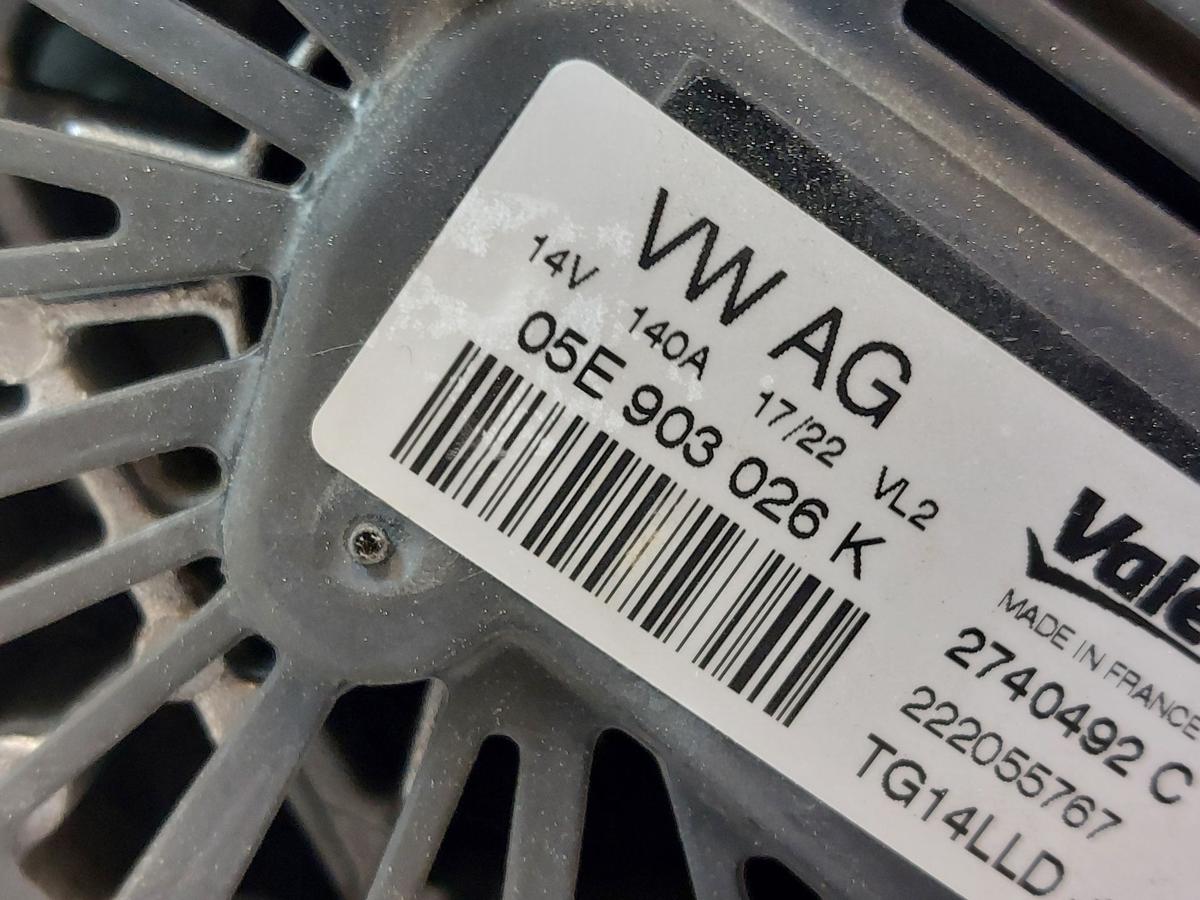 Audi Q2 Typ AG Lichtmaschine 140A Generator 30TFSI 81kw DLAA OEM Valeo