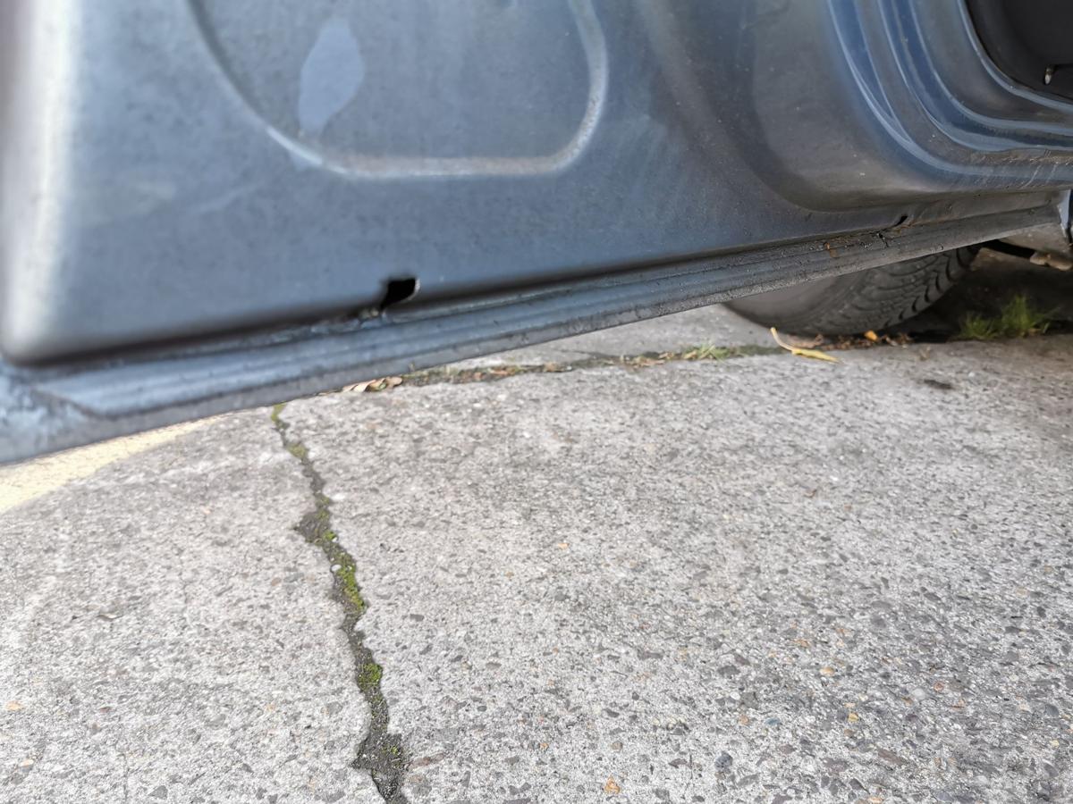 Opel Corsa D Fahrertür Tür Autotür Rohbautür vorn links 5trg Z163 Lichtsilber