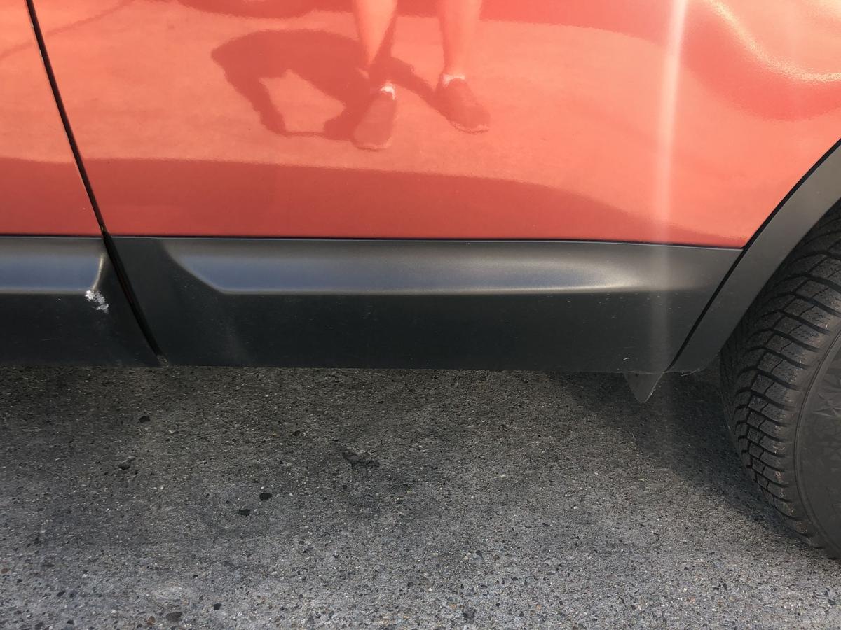 Nissan Qashqai J10 T&uuml;r hinten links im Rohbau A52 Fired Iron Fondt&uuml;r