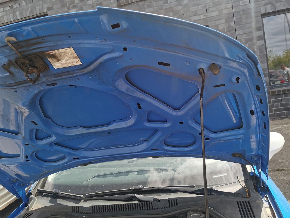 Seat Ibiza 6J Motorhaube Haube Klappe Deckel Bonnet vorn blau Hagelschaden