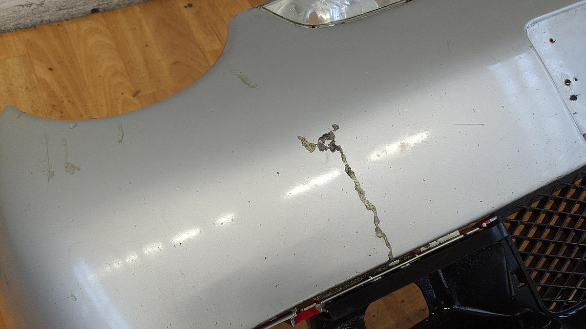 VW Lupo 3L TDI 6E Stoßfänger Stoßstange Bumper vorn LR7X Moonsilber