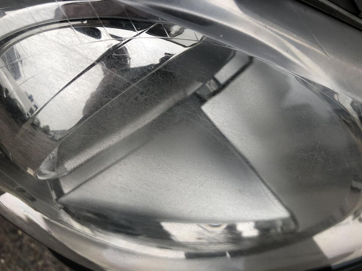 VW Polo 9N3 Scheinwerfer rechts Frontscheinwerfer Lampe Halogen Hella Tr&uuml;bung