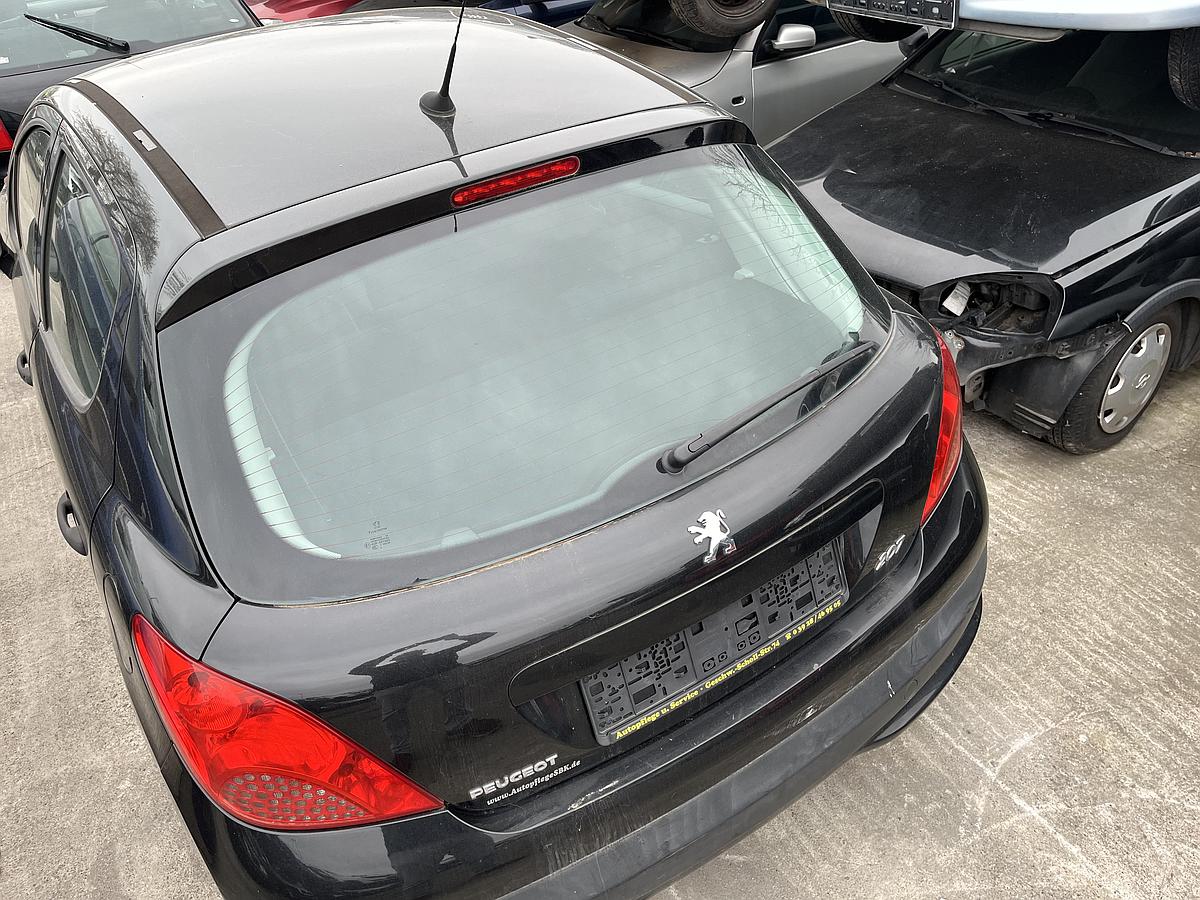 Peugeot 207 WA WC Bj07 Heckklappe mit Heckscheibe EXL schwarz