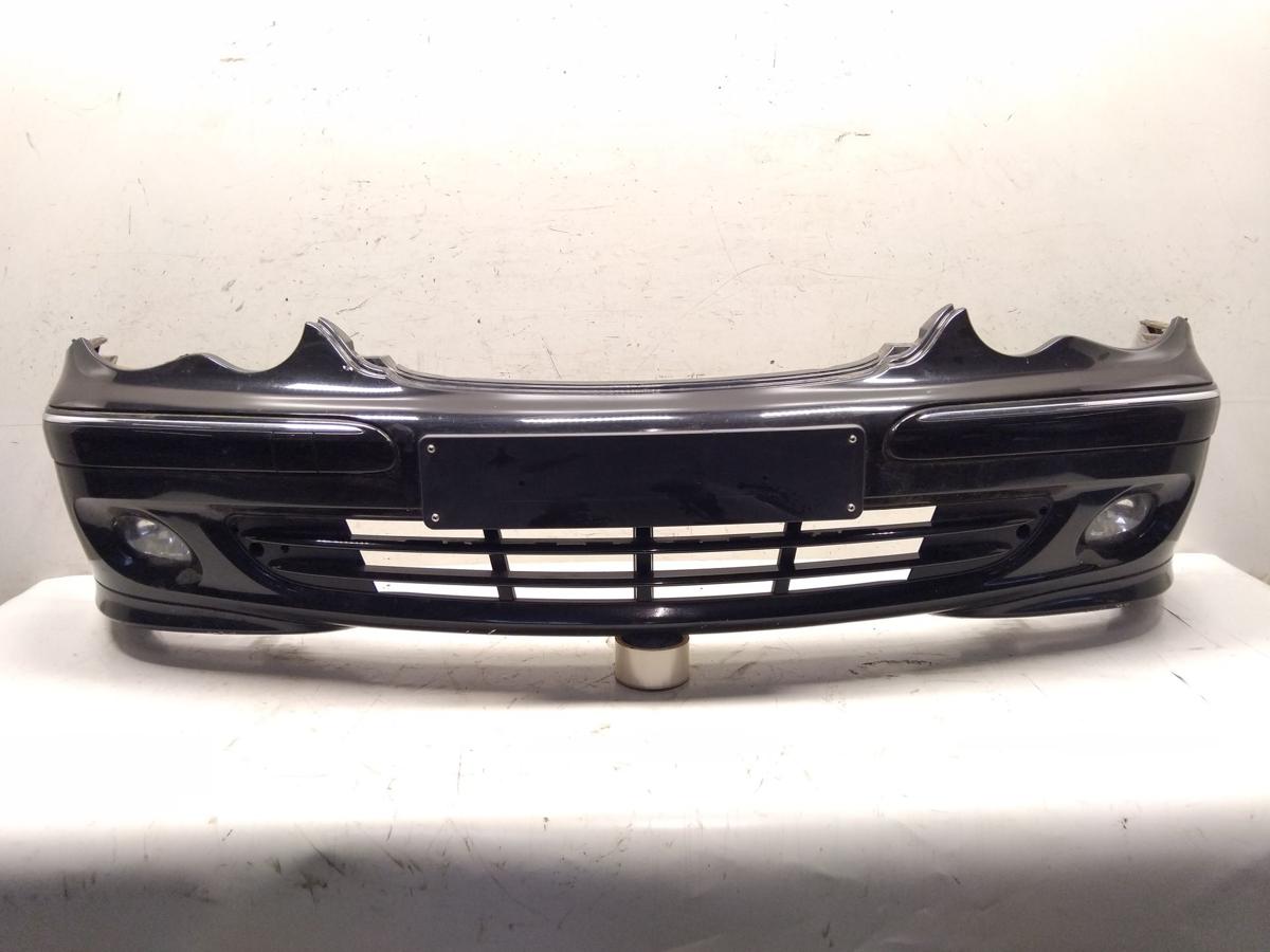 Mercedes Benz C Klasse 203 orig Sto&szlig;f&auml;nger Sto&szlig;stange vorn C197 schwarz BJ2007
