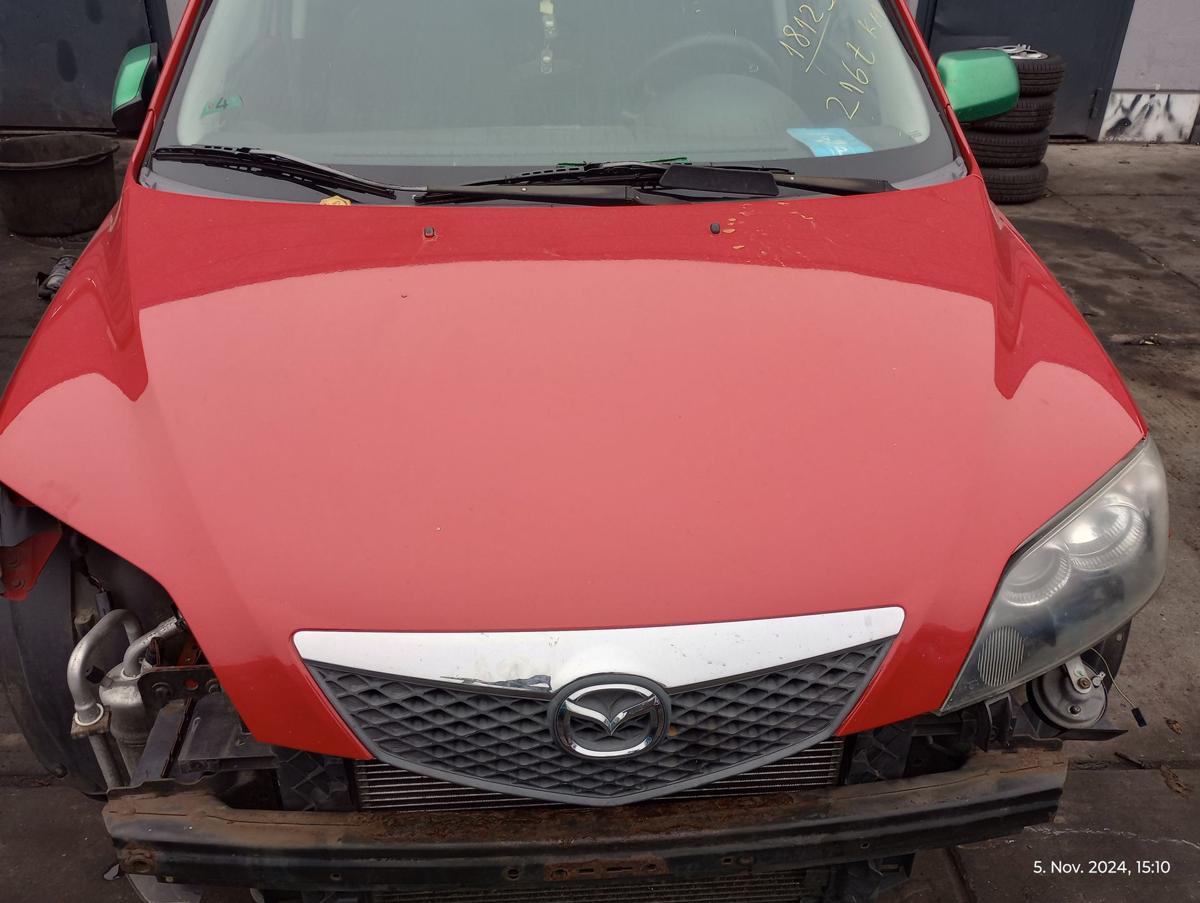 Mazda 2 DY orig Motorhaube Klappe A3X Rot Facelift ab Bj 2005