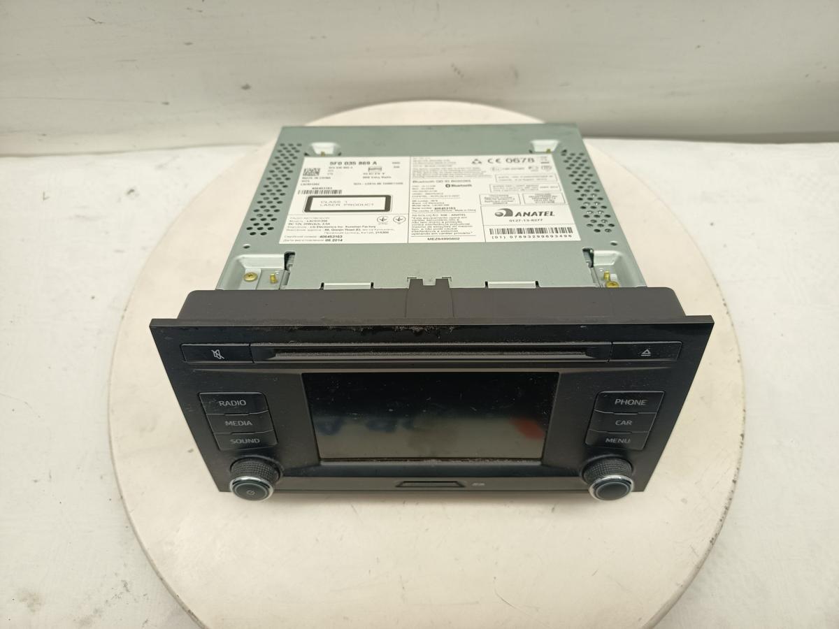Seat Leon 5F original Radio Entry Plus 5F0035869A Baujahr 2014