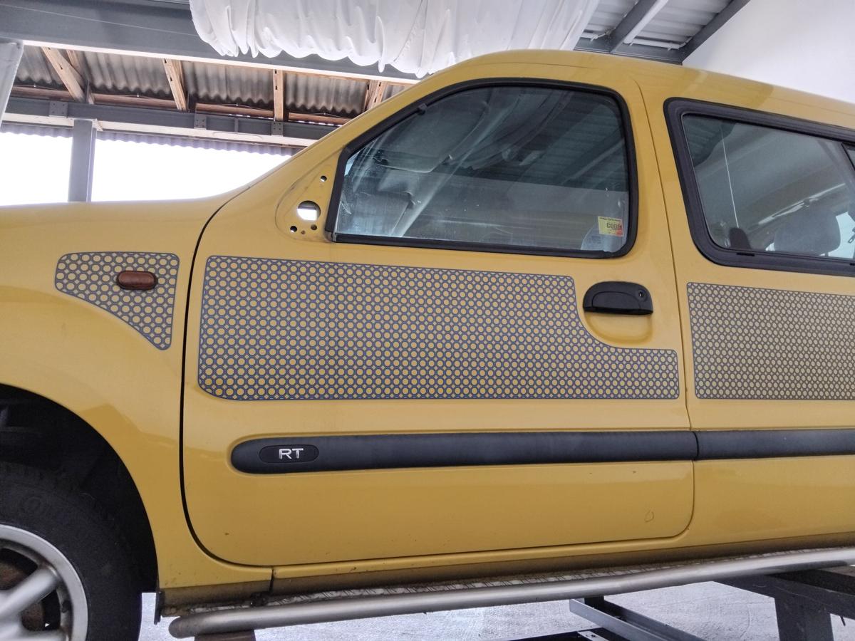 Renault Kangoo 1 Tür vorn links Fahrertür gelb OV396 yellow lemon BJ1998