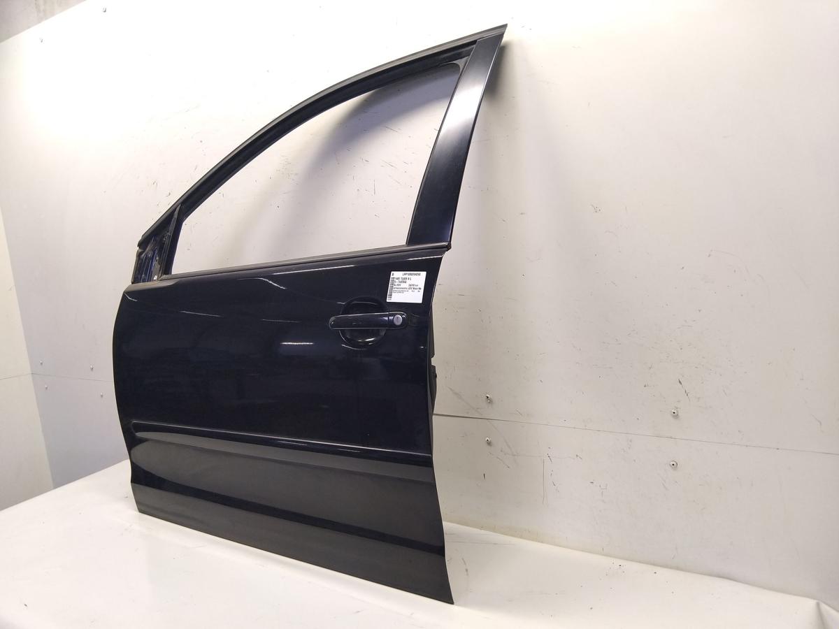 VW Polo 9N3 T&uuml;r vorn links Fahrert&uuml;r 5-t&uuml;rig schwarzmetallic LC9Z Bj.2009