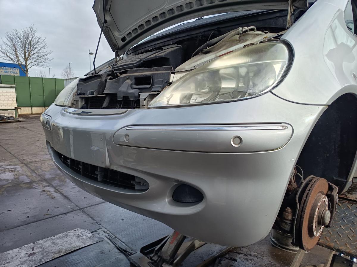 Mercedes W168 Mopf original Sto&szlig;stange F&auml;nger vorn Front 761 Polarsilber Bj 2001