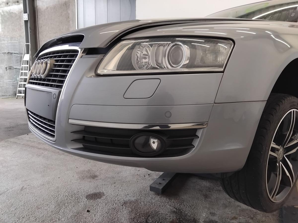 Audi A6 4F orig.Sto&szlig;f&auml;nger Sto&szlig;stange vorn mit Grill SRA und PDC BJ2006 LY7H Akoyasilbermetallic