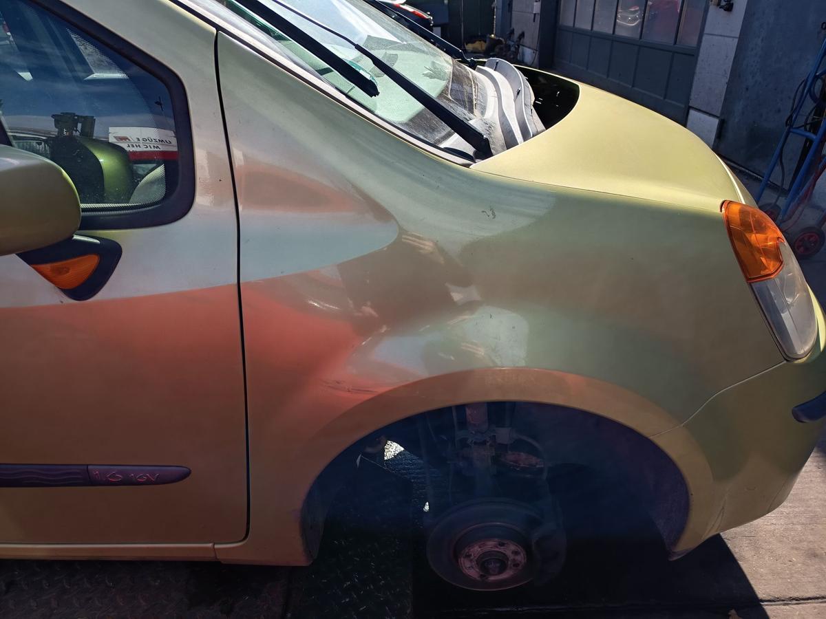 Renault Modus original Kotfl&uuml;gel rechts TED99 Gr&uuml;n vor Facelift Baujahr 2005