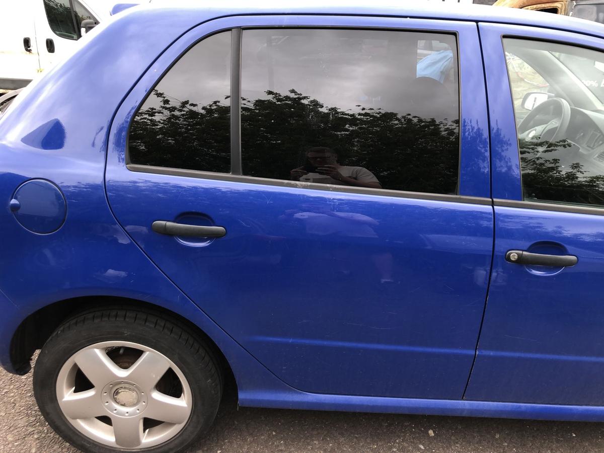 Skoda Fabia 6Y T&uuml;r hinten rechts Fondt&uuml;r im Rohbau 5 t&uuml;rer LF5K Dynamic Blau