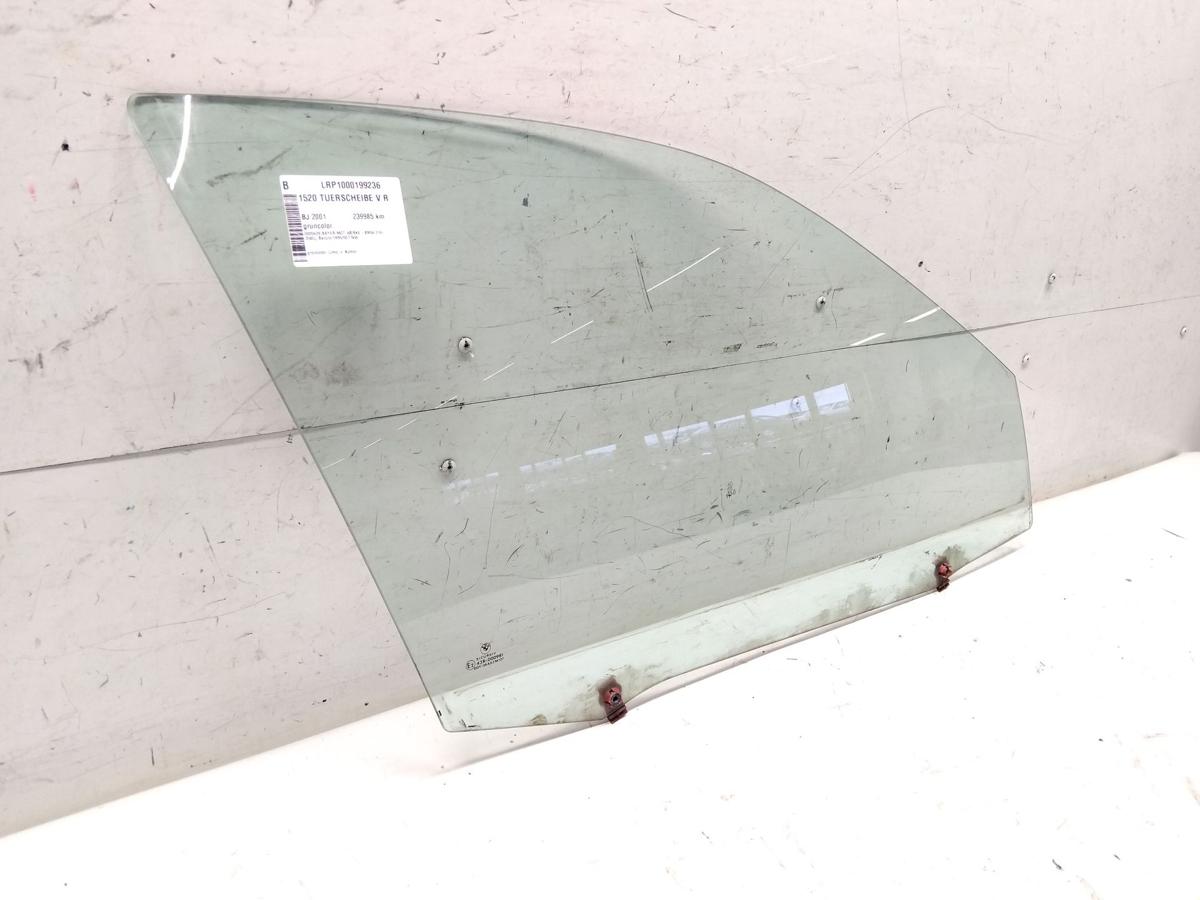 BMW E46 original T&uuml;rscheibe vorn rechts gr&uuml;ncolor BJ2001