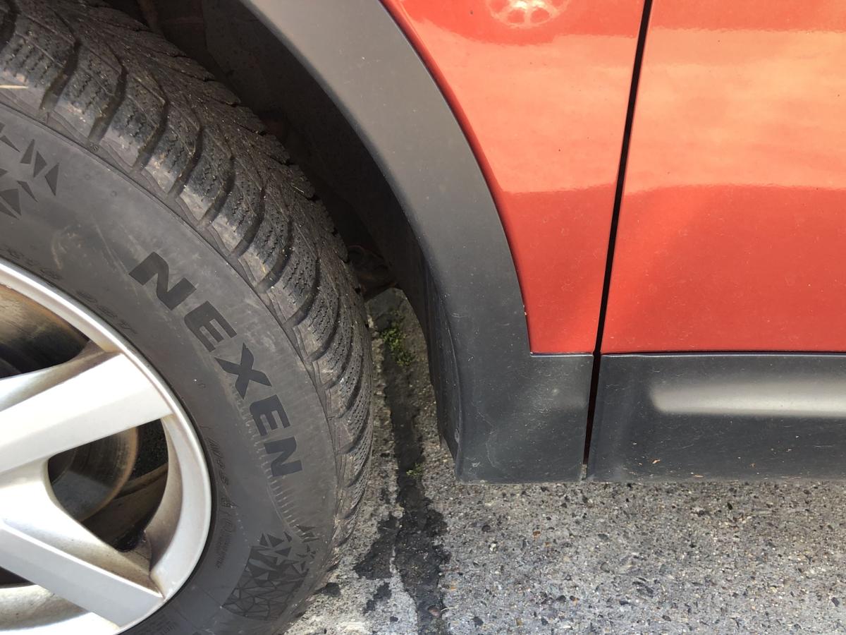 Nissan Qashqai J10 Kotfl&uuml;gel vorn links Fahrerseite A52 Fired Iron