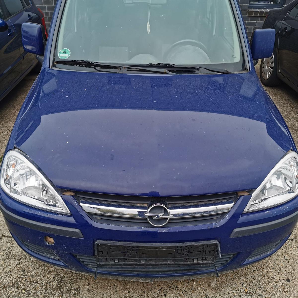 Opel Combo C Motorhaube Haube Klappe Deckel Bonnet vorn 20Z Royalblau