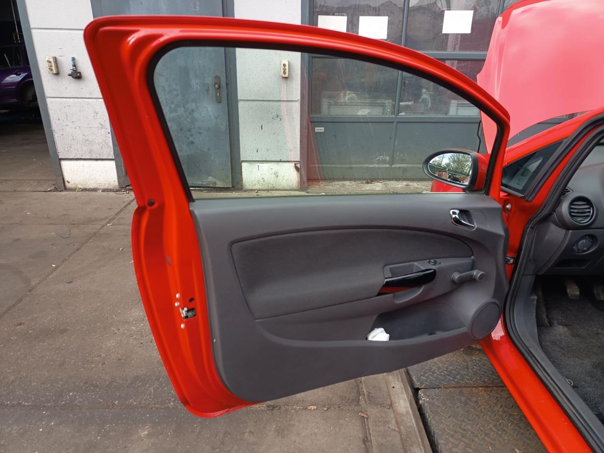 Opel Corsa D original T&uuml;r links Fahrert&uuml;r Z547 Magmarot Baujahr 2009