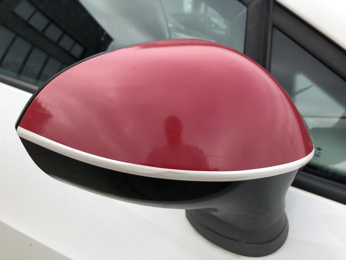 Seat Ibiza 6J Au&szlig;enspiegel rechts Spiegel Seitenspiegel LB9A Candywei&szlig; manuell