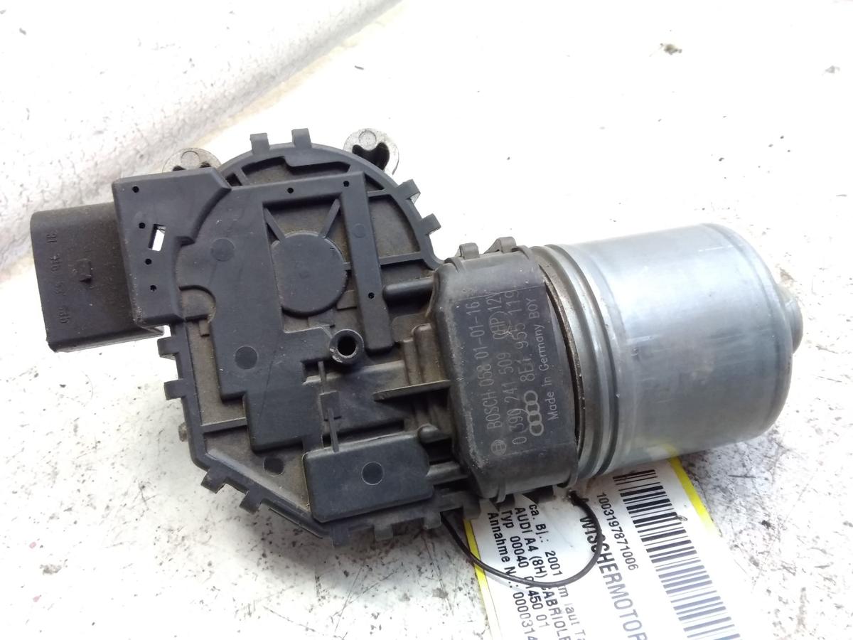 Audi A4 8H original Wischermotor vorn 8E1955119 0390241509 BOSCH BJ2001