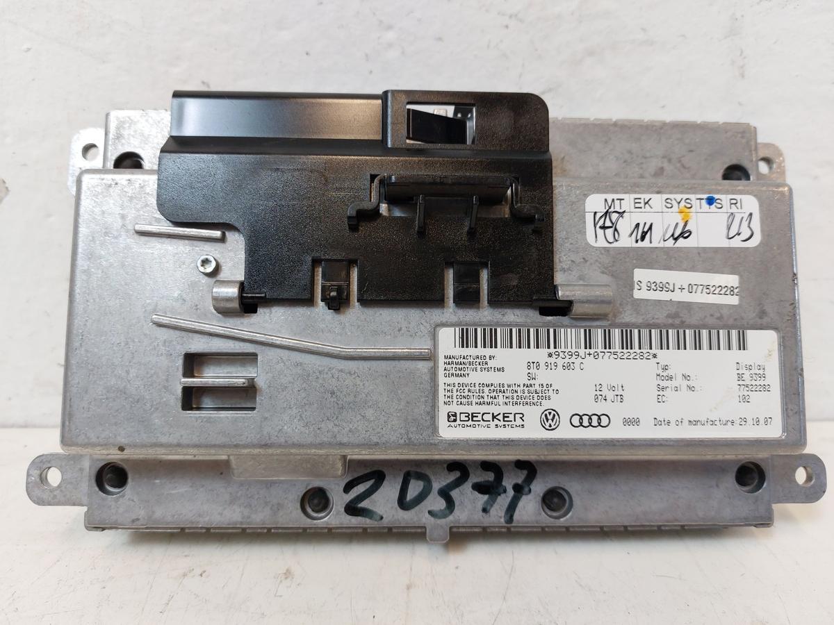 Audi A5 8T Coupe Display Anzeige Bildschirm MMI BE9399 OEM Monitor