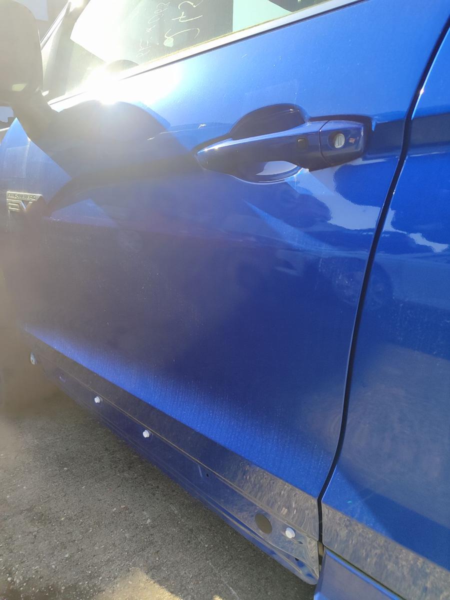 Mitsubishi Eclipse Cross original T&uuml;r Fahrert&uuml;r links vorn D06B blau T&uuml;rscheibe