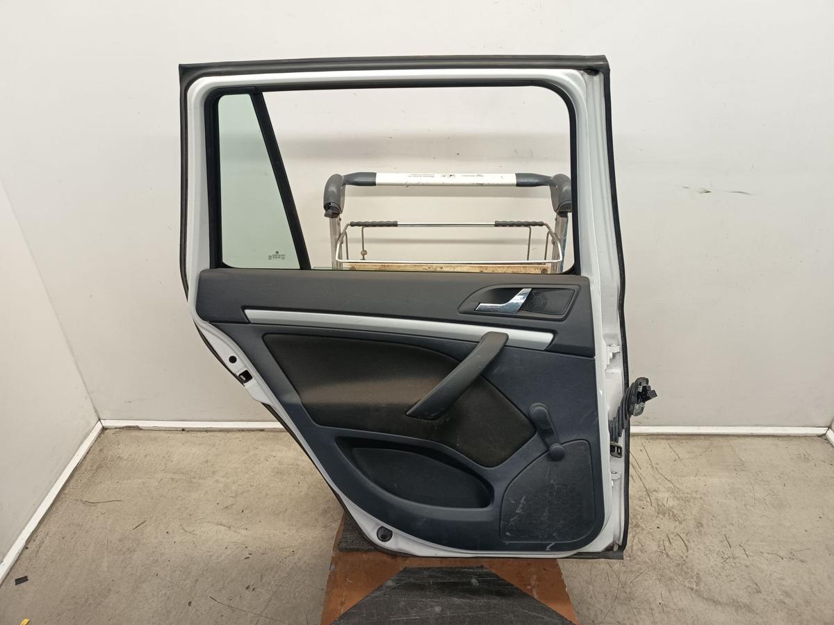 Skoda Octavia II 1Z Combi original T&uuml;r hinten links Fond F9E Candyweiss Bj 2012