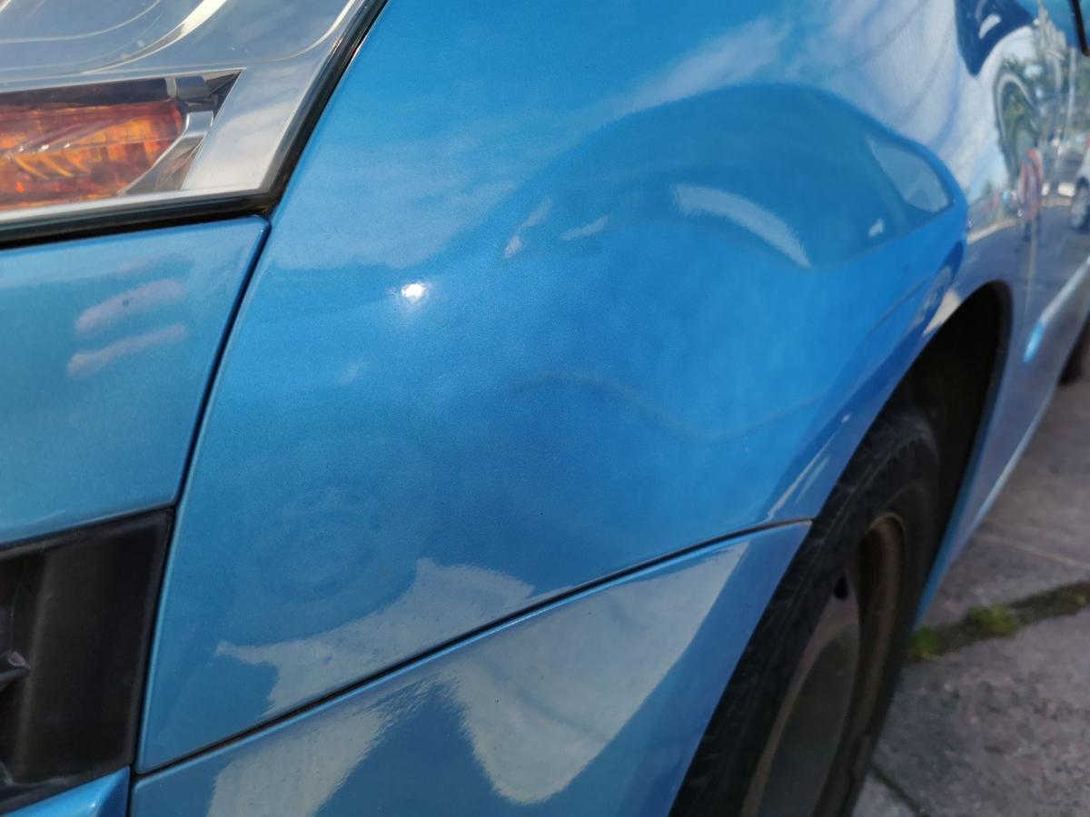 Citroen C4 Picasso U Kotflügel Fender Seitenwand vorn links KNY Blau Tivoli
