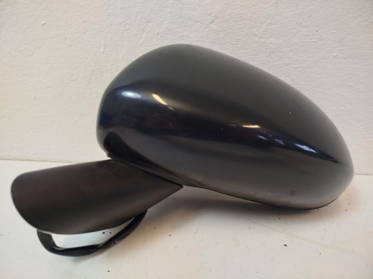 Opel Corsa D Aussenspiegel Spiegel R&uuml;ckspiegel links elektr Z168 Metroblau Perl