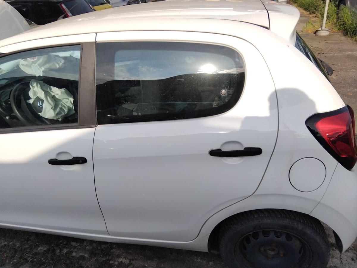 Citroen C1 II Tür hinten links weiss KWD Lipizzan White 5-türig BJ2014