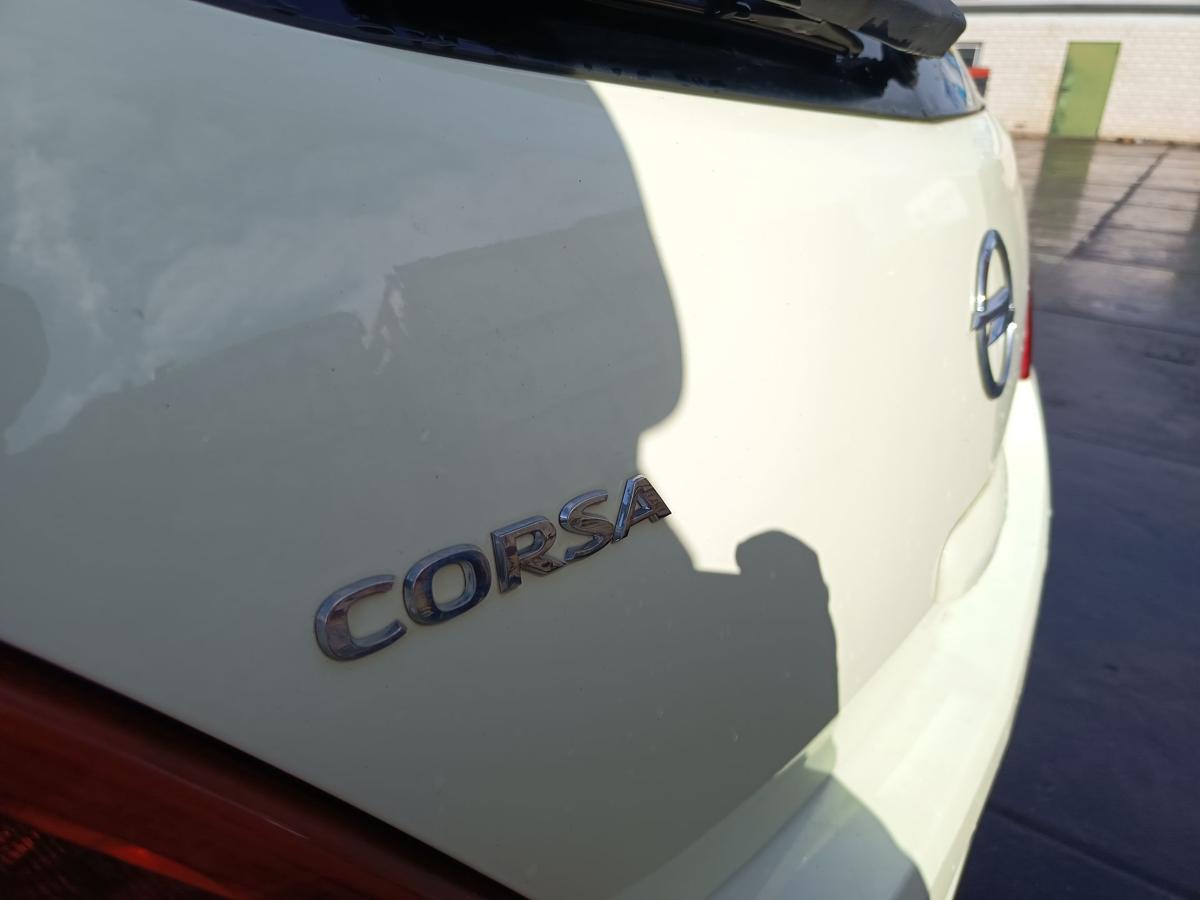 Opel Corsa D 3t&uuml;rer original Heckklappe mit Scheibe Z30R Guacamolewei&szlig; Bj 2012