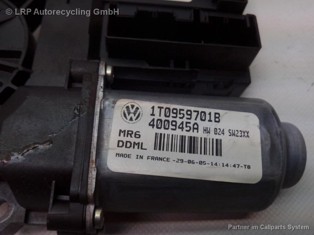 Skoda Octavia 2 1Z BJ2005 Motor Fensterheber Tür vorn links 1T0959701B 1K0959793G