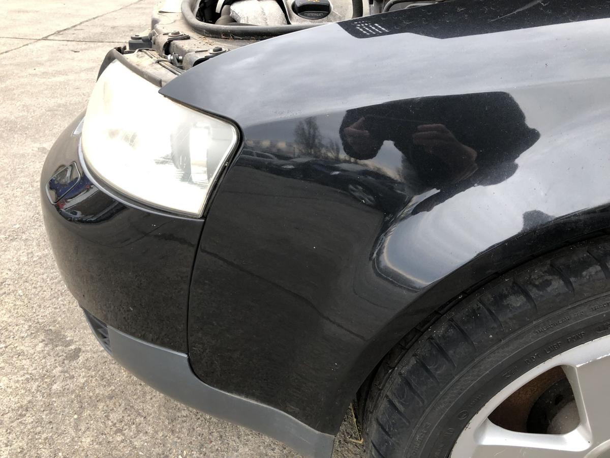 Audi A4 8E B6 Avant Kotfl&uuml;gel vorn links Fahrerseite LZ9W Ebonyschwarz Perl