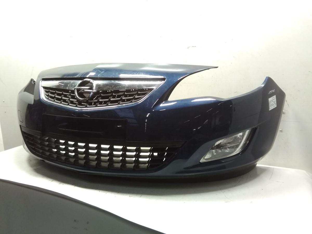 Opel Astra J Sports Tourer original Stoßfänger vorn BJ2011 Z22A ozeanblaumetallic