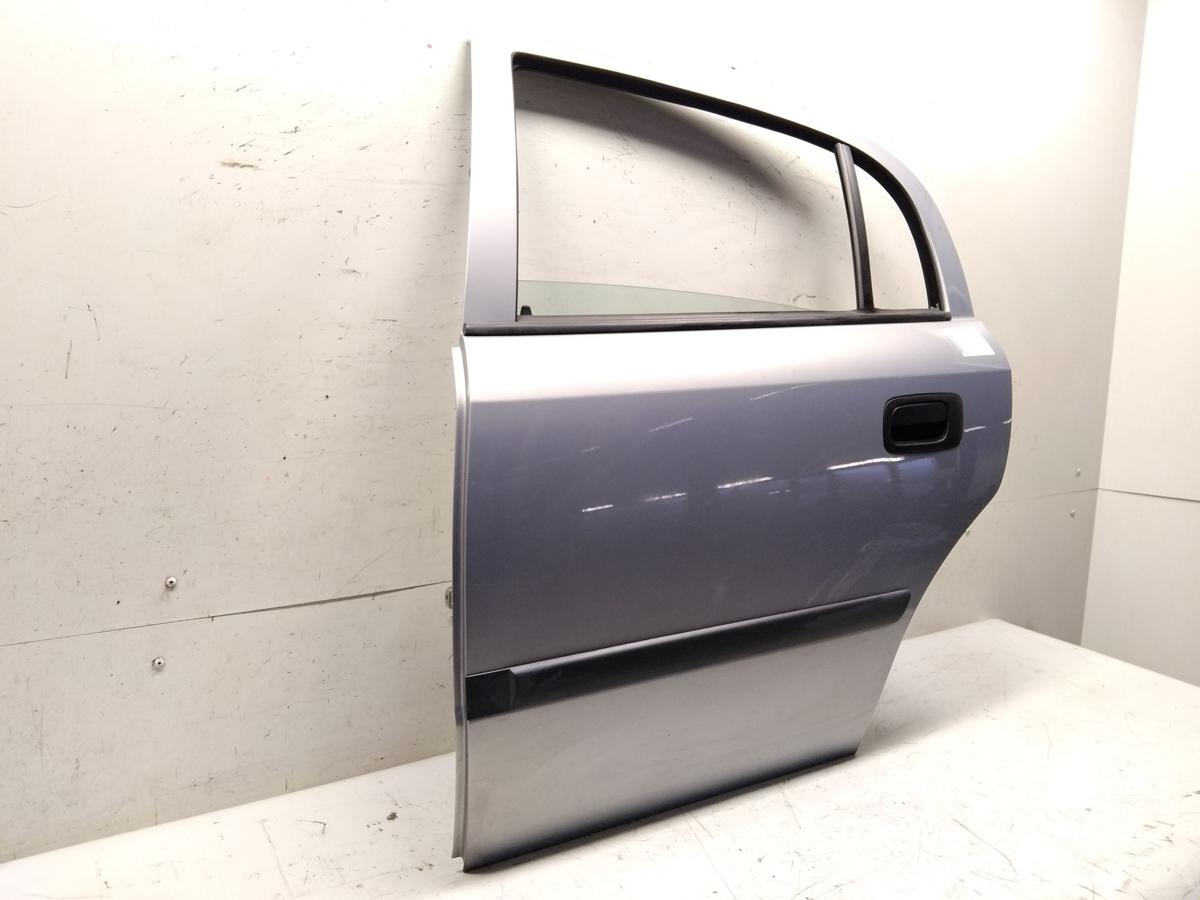 Opel Astra G Limo T&uuml;r hinten links hellblaumetallic Z151 mirage Bj.2003